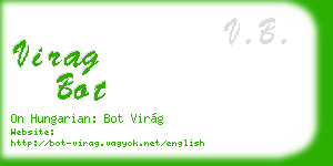 virag bot business card